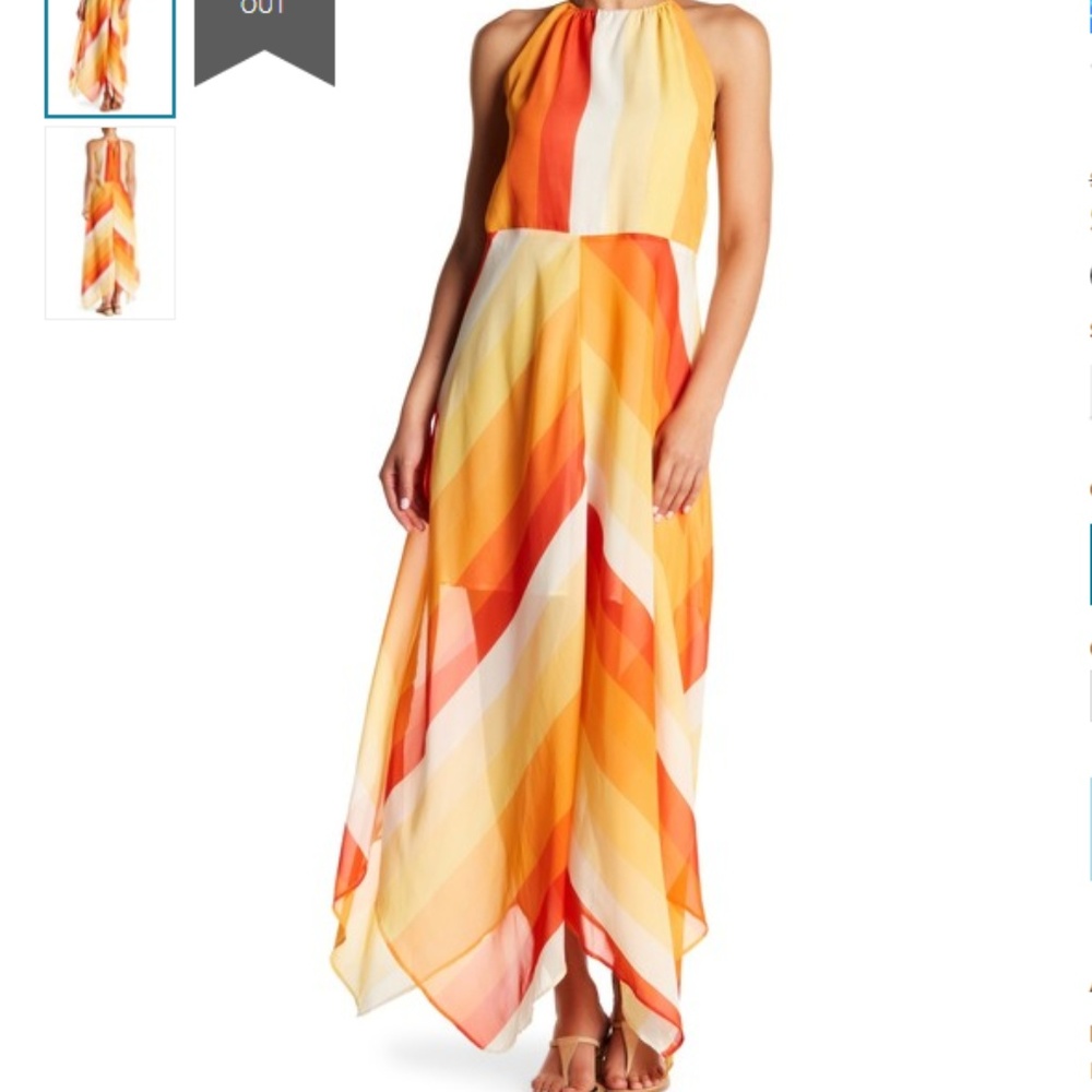 Love + Harmony Striped Maxi Dress NWOT